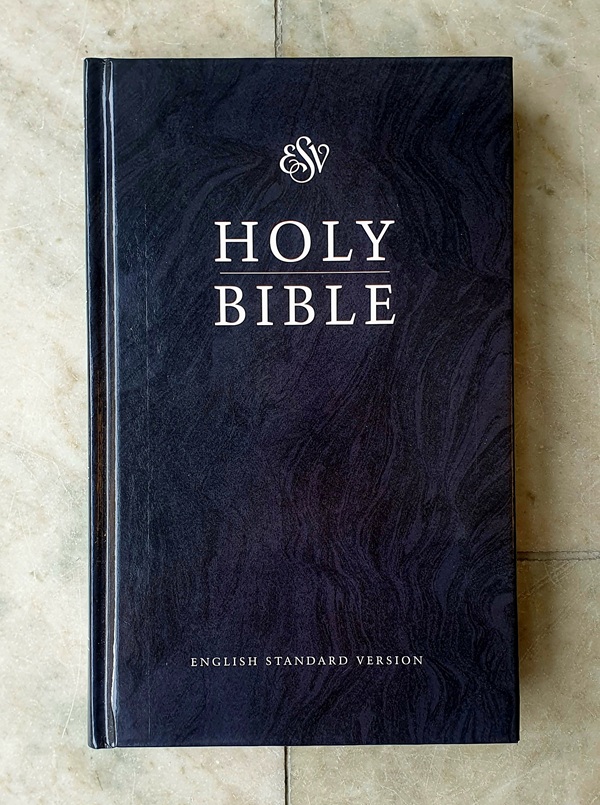 ESV Black Marble Hardcover