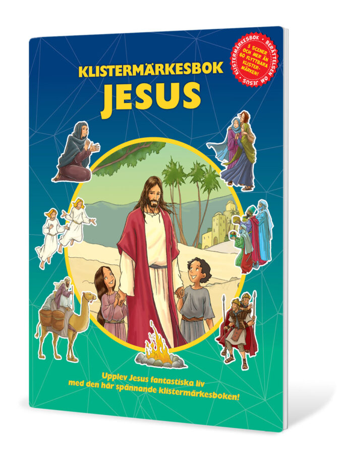 Klistermärkesbok - Jesus