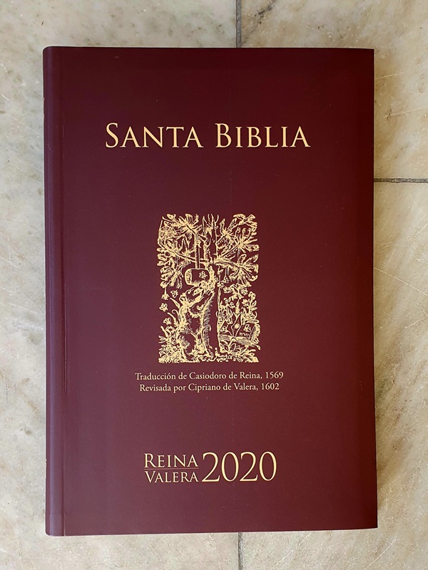 Den reviderade utgåvan av Reina Valera som kom 2020