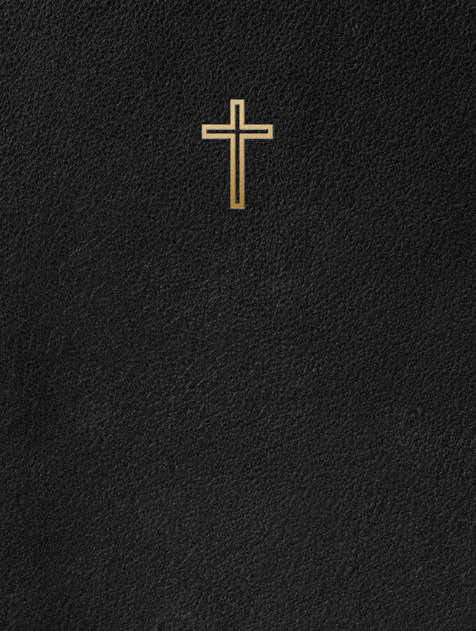 Svenska Folkbibeln 2015: Slimline Svart läder