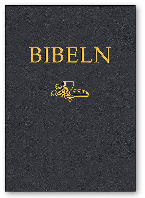 Bibeln SFB98 Storformat svart cabraskinn