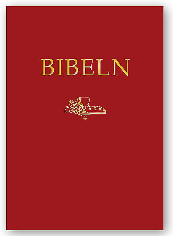 Bibeln SFB98 Storformat röd hårdpärm
